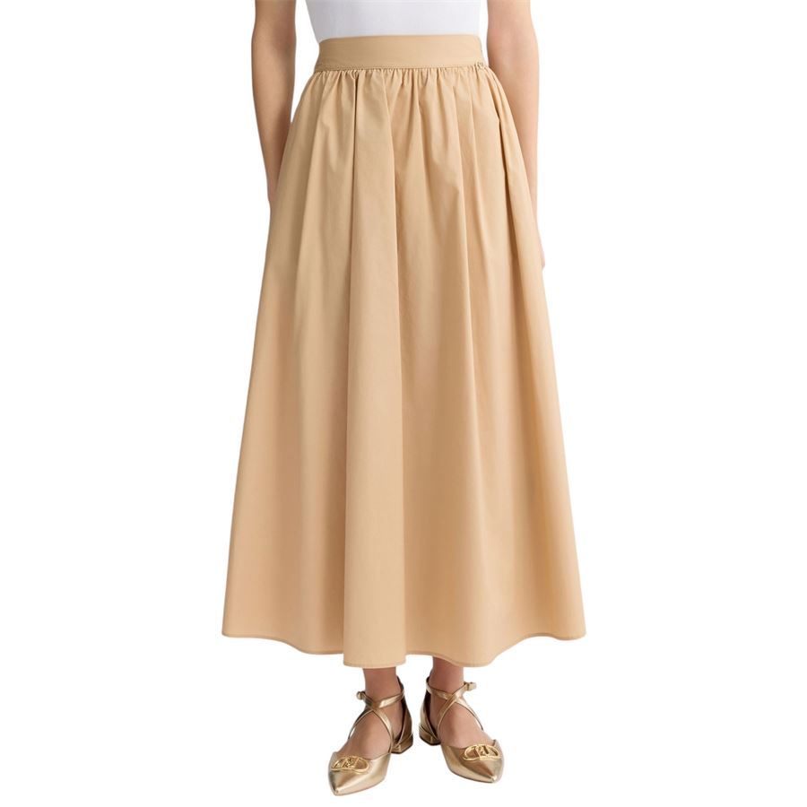Gonna midi in popeline da donna Liu Jo | WA5173T485360920